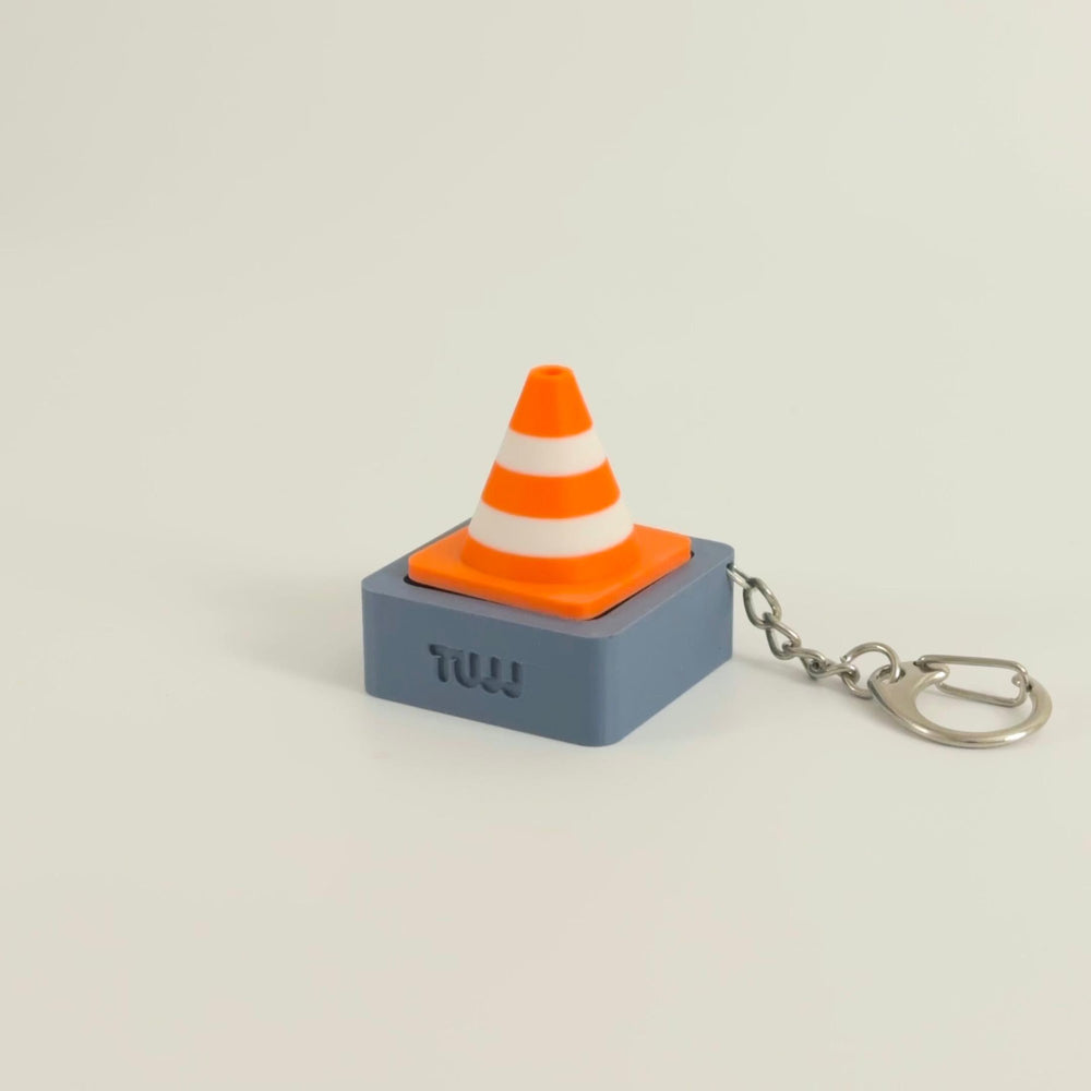 Traffic Cone Fidget Button Toy