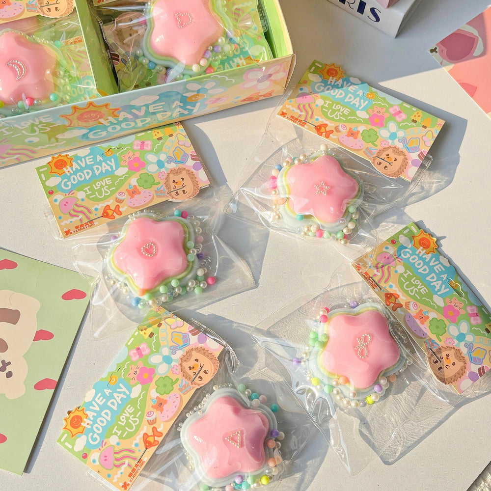 Dopamine Stars Squishy Keychain