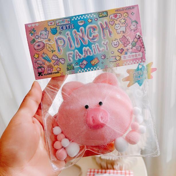Piggy Squishy Keychain