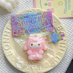 Bunny Melody Squishy Keychain