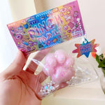 Crystal Cat Paw Squishy Keychain (Assorted Series)