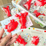 Red Lobster & Crab Squishy Keychain