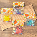 Dazzling Light Crab Squishy Keychain