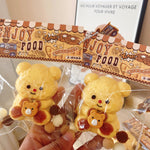Butter Bear Squishy Keychain