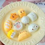 Hand-Painted Food Squishy Keychain (Assorted Series)