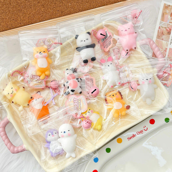 Lazy Adorable Pet Squishy Keychain (Assorted Series)