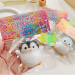 Penguin Squishy Keychain