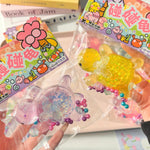 Dazzling Light Turtle Squishy Keychain