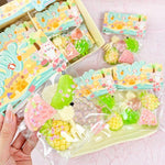 Fruit Squishy Keychain Combo Set