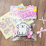 Maltese Squishy Keychain