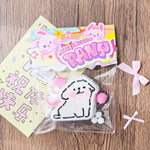 Maltese Squishy Keychain