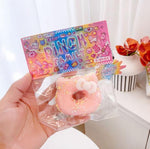 Kitty Donut Squishy Keychain