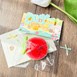 Watermelon Mochi Squishy Keychain
