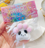Puppy Cat Paw Squishy Keychain