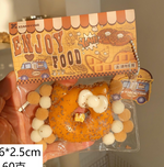 Kitty Donut Squishy Keychain