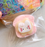 Kitty Toast Squishy Keychain